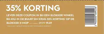 Blokker 35% KORTING aanbieding