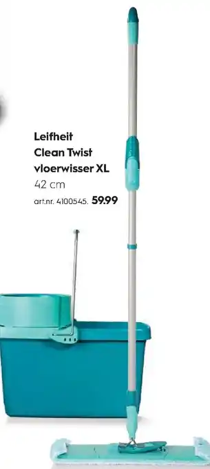 Blokker Leifheit Clean Twist vloerwisser XL aanbieding