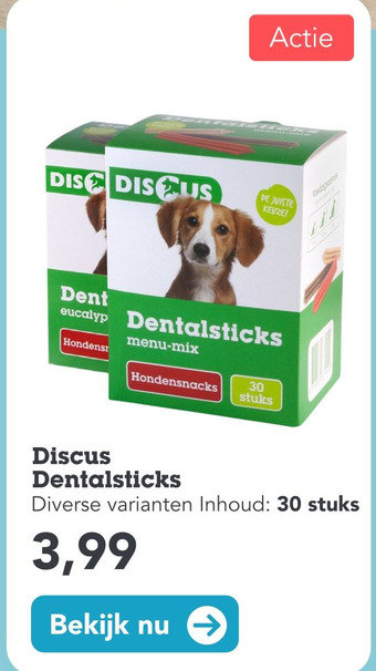 Discus Discus Dentalsticks aanbieding