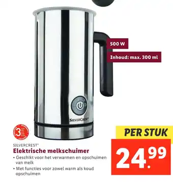 Lidl Elektrische melkschuimer aanbieding