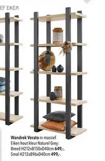 Pronto wonen Wandrek Verato aanbieding