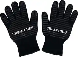 Intratuin Urban Chef handschoenen zwart L 2 stuks aanbieding