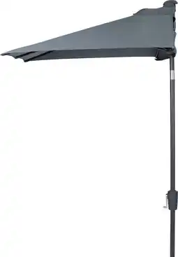 Intratuin Intratuin parasol Balcony grijs 80+UV 203 x 119 cm aanbieding