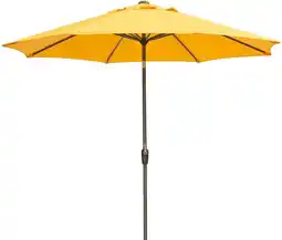 Intratuin Intratuin parasol Trinidad geel 80+UV D 300 cm gerecycled aanbieding