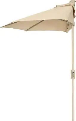 Intratuin Intratuin parasol Balcony beige 80+UV 257 x 130 cm aanbieding