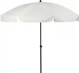 Intratuin Intratuin parasol Haiti wit 80+UV D 200 cm gerecycled aanbieding