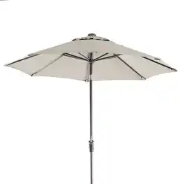 Intratuin Intratuin parasol Trinidad crème 80+UV D 300 cm gerecycled aanbieding