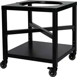Intratuin Urban Chef barbecue buitenkeuken Kamado zwart 78,5 x 78,5 x 86,5 cm aanbieding