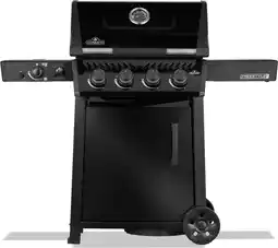 Intratuin Napoleon gasbarbecue met achter- en zijbrander Freestyle Pro 425 zwart 64 x 132 x 116 cm aanbieding