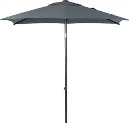 Intratuin Intratuin parasol Balcony grijs 80+UV 212 x 151 cm aanbieding
