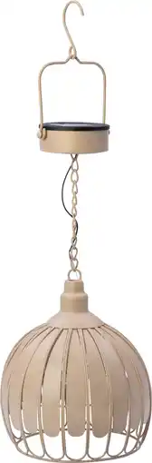 Intratuin Intratuin solar hanglamp Mia beige D 20 H 57 cm aanbieding