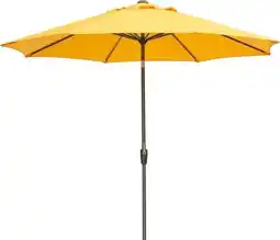 Intratuin Intratuin parasol Trinidad geel 80+UV D 250 cm gerecycled aanbieding