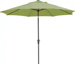 Intratuin Intratuin parasol Trinidad groen 80+UV D 250 cm gerecycled aanbieding