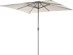 Intratuin Intratuin parasol Pallini taupe 80+UV 280 x 280 cm gerecycled aanbieding