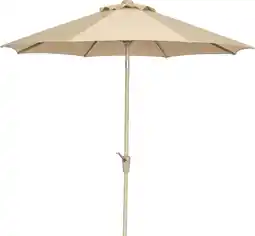 Intratuin Intratuin parasol Trinidad beige 80+UV D 250 cm aanbieding