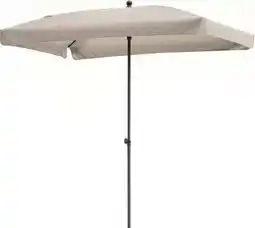 Intratuin Intratuin parasol Cuba crème 80+UV 210 x 140 cm gerecycled aanbieding