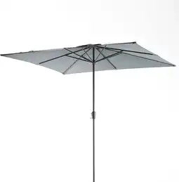 Intratuin Intratuin parasol Pallini grijs 80+UV 280 x 280 cm gerecycled aanbieding