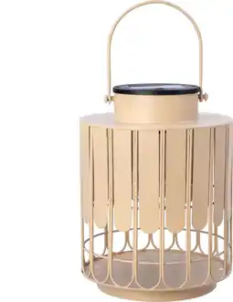 Intratuin Intratuin lantaarn Mia beige D 16 H 21 cm aanbieding