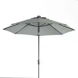Intratuin Intratuin parasol Trinidad grijs 80+UV D 250 cm gerecycled aanbieding