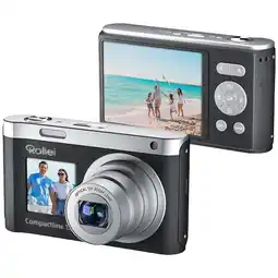 MediaMarkt Rollei Compactline 12x Compactcamera Zwart aanbieding