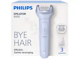MediaMarkt Philips Epilatorseries 8000 - Bre708/00 Epilator Blauw aanbieding