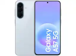 MediaMarkt SAMSUNG Galaxy A57 - 5G 128 GB Lichtblauw aanbieding