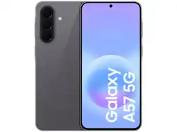 MediaMarkt SAMSUNG Galaxy A57 - 5G 256 GB Grijs aanbieding