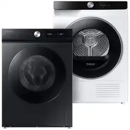 MediaMarkt Samsung Ww11db7b94gbu3 Bespoke 7000-serie + Samsung Dv90dg6845lku3 Wasmachine Droger Bundel aanbieding