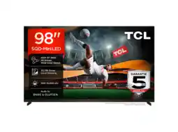 MediaMarkt Tcl 98x11l Sqd-mini Led Google Tv - Ultra Hd 4k Mini-led-tv 98 Inch 2026 aanbieding