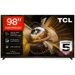 MediaMarkt Tcl 98x11l Sqd-mini Led Google Tv - Ultra Hd 4k Mini-led-tv 98 Inch 2026 aanbieding