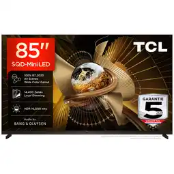 MediaMarkt Tcl 85x11l Sqd-mini Led Google Tv - Ultra Hd 4k Mini-led-tv 85 Inch 2026 aanbieding