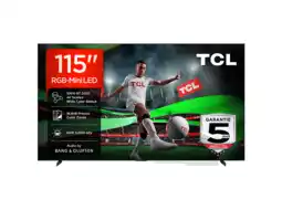 MediaMarkt Tcl 115rm9l Rgb-mini Led Google Tv - Ultra Hd 4k Mini-led-tv 115 Inch 2026 aanbieding