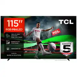 MediaMarkt Tcl 115rm9l Rgb-mini Led Google Tv - Ultra Hd 4k Mini-led-tv 115 Inch 2026 aanbieding