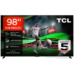 MediaMarkt Tcl 98rm9l Rgb-mini Led Google Tv - Ultra Hd 4k Mini-led-tv 98 Inch 2026 aanbieding
