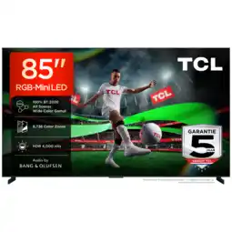 MediaMarkt Tcl 85rm9l Rgb-mini Led Google Tv - Ultra Hd 4k Mini-led-tv 85 Inch 2026 aanbieding