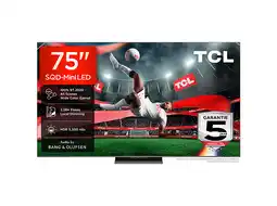 MediaMarkt Tcl 75c8l Sqd-mini Led Google Tv - Ultra Hd 4k Mini-led-tv 75 Inch 2026 aanbieding
