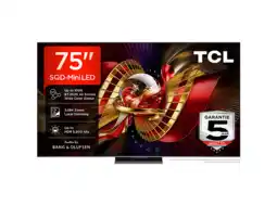 MediaMarkt Tcl 75c8l Sqd-mini Led Google Tv - Ultra Hd 4k Mini-led-tv 75 Inch 2026 aanbieding