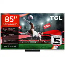 MediaMarkt Tcl 85c8l Sqd-mini Led Google Tv - Ultra Hd 4k Mini-led-tv 85 Inch 2026 aanbieding