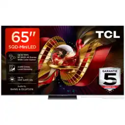 MediaMarkt Tcl 65c8l Sqd-mini Led Google Tv - Ultra Hd 4k Mini-led-tv 65 Inch 2026 aanbieding
