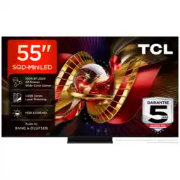 MediaMarkt Tcl 55c8l Sqd-mini Led Google Tv - Ultra Hd 4k Mini-led-tv 55 Inch 2026 aanbieding