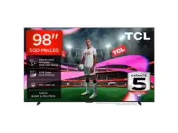 MediaMarkt Tcl 98c7l Sqd-mini Led Google Tv - Ultra Hd 4k Mini-led-tv 98 Inch 2026 aanbieding