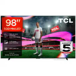 MediaMarkt Tcl 98c7l Sqd-mini Led Google Tv - Ultra Hd 4k Mini-led-tv 98 Inch 2026 aanbieding