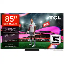 MediaMarkt Tcl 85c7l Sqd-mini Led Google Tv - Ultra Hd 4k Mini-led-tv 85 Inch 2026 aanbieding