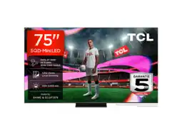 MediaMarkt Tcl 75c7l Sqd-mini Led Google Tv - Ultra Hd 4k Mini-led-tv 75 Inch 2026 aanbieding