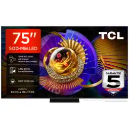 MediaMarkt Tcl 75c7l Sqd-mini Led Google Tv - Ultra Hd 4k Mini-led-tv 75 Inch 2026 aanbieding