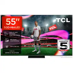 MediaMarkt Tcl 55c7l Sqd-mini Led Google Tv - Ultra Hd 4k Mini-led-tv 55 Inch 2026 aanbieding