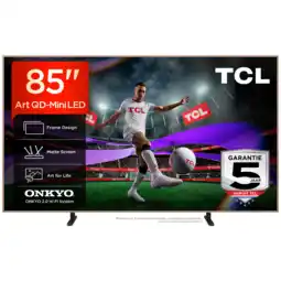 MediaMarkt Tcl 85a400 Pro Qd-mini Led Google Tv - Ultra Hd 4k Mini-led-tv 85 Inch 2026 aanbieding