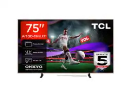 MediaMarkt Tcl 75a400 Pro Qd-mini Led Google Tv - Ultra Hd 4k Mini-led-tv 75 Inch 2026 aanbieding