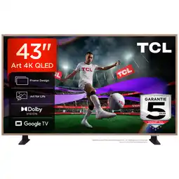 MediaMarkt Tcl 43a400 Pro Qled Google Tv - Ultra Hd 4k Qled-tv 43 Inch 2026 aanbieding