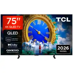 MediaMarkt Tcl 75a400 Qled Google Tv - Ultra Hd 4k Qled-tv 75 Inch 2026 aanbieding